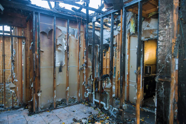 Professional Fire Damage Removal technician working in Poughkeepsie, NY